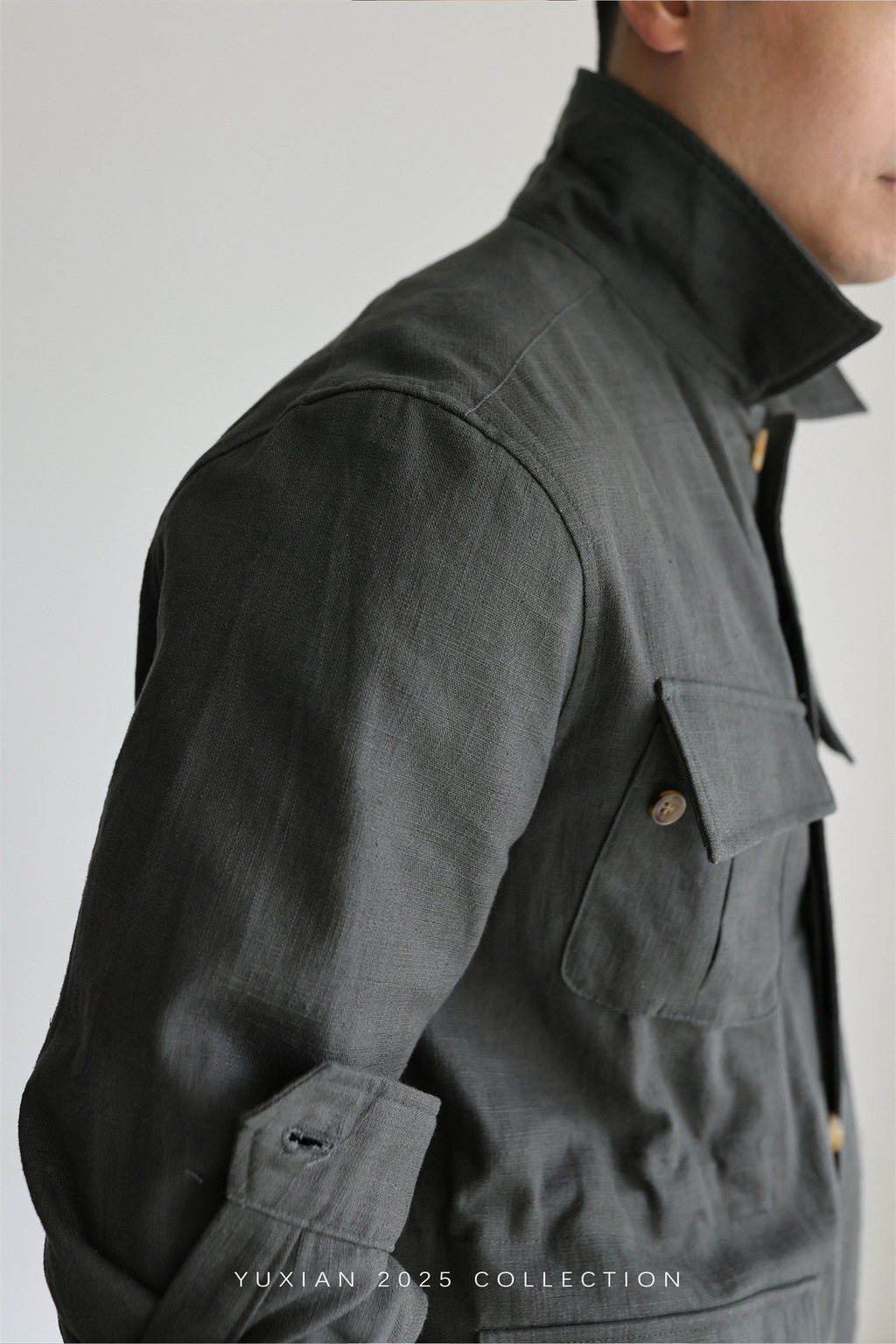 MONSEN Suitory Ramie-Cotton M42 Safari Jacket product image