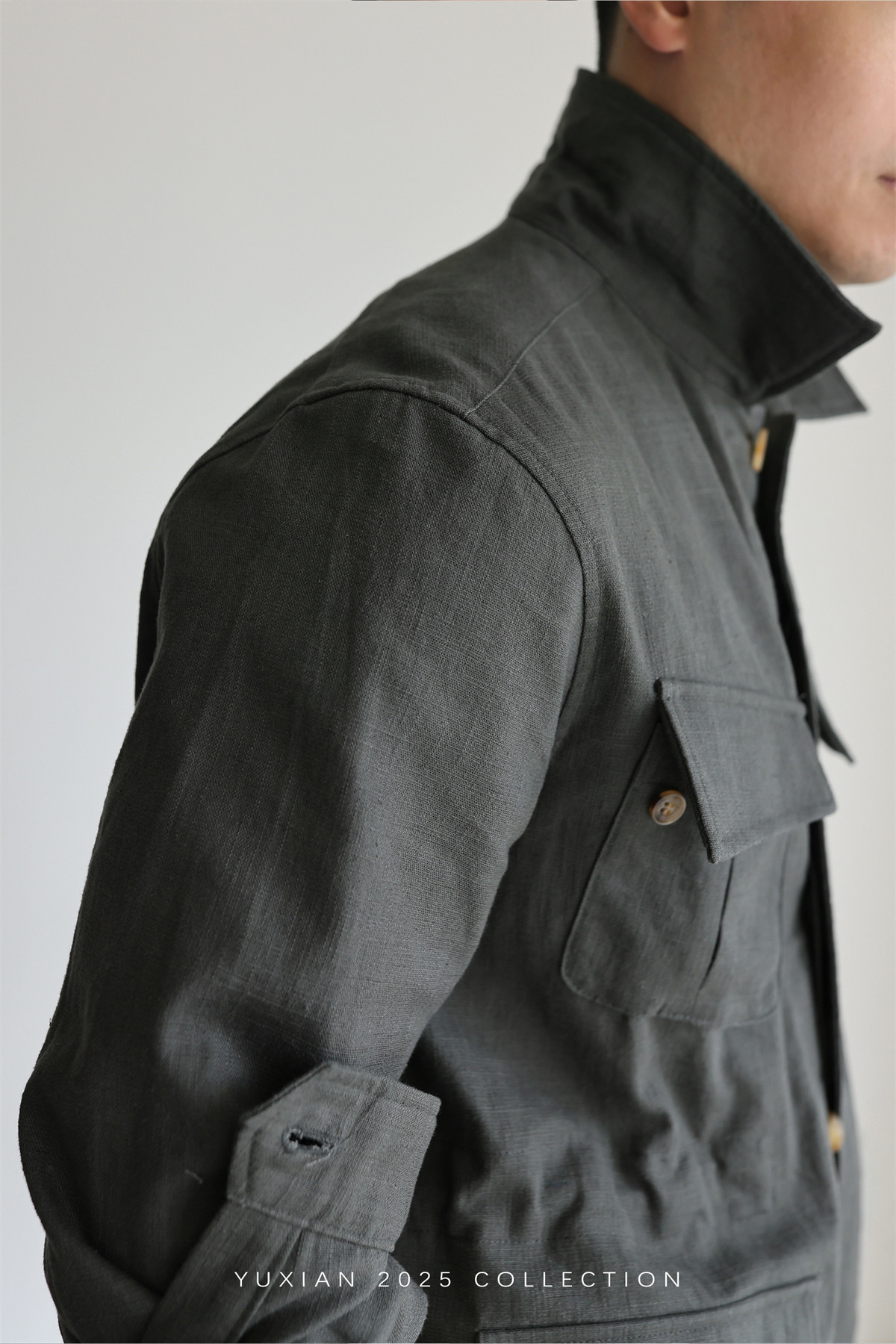 MONSEN Suitory Ramie-Cotton M42 Safari Jacket product image