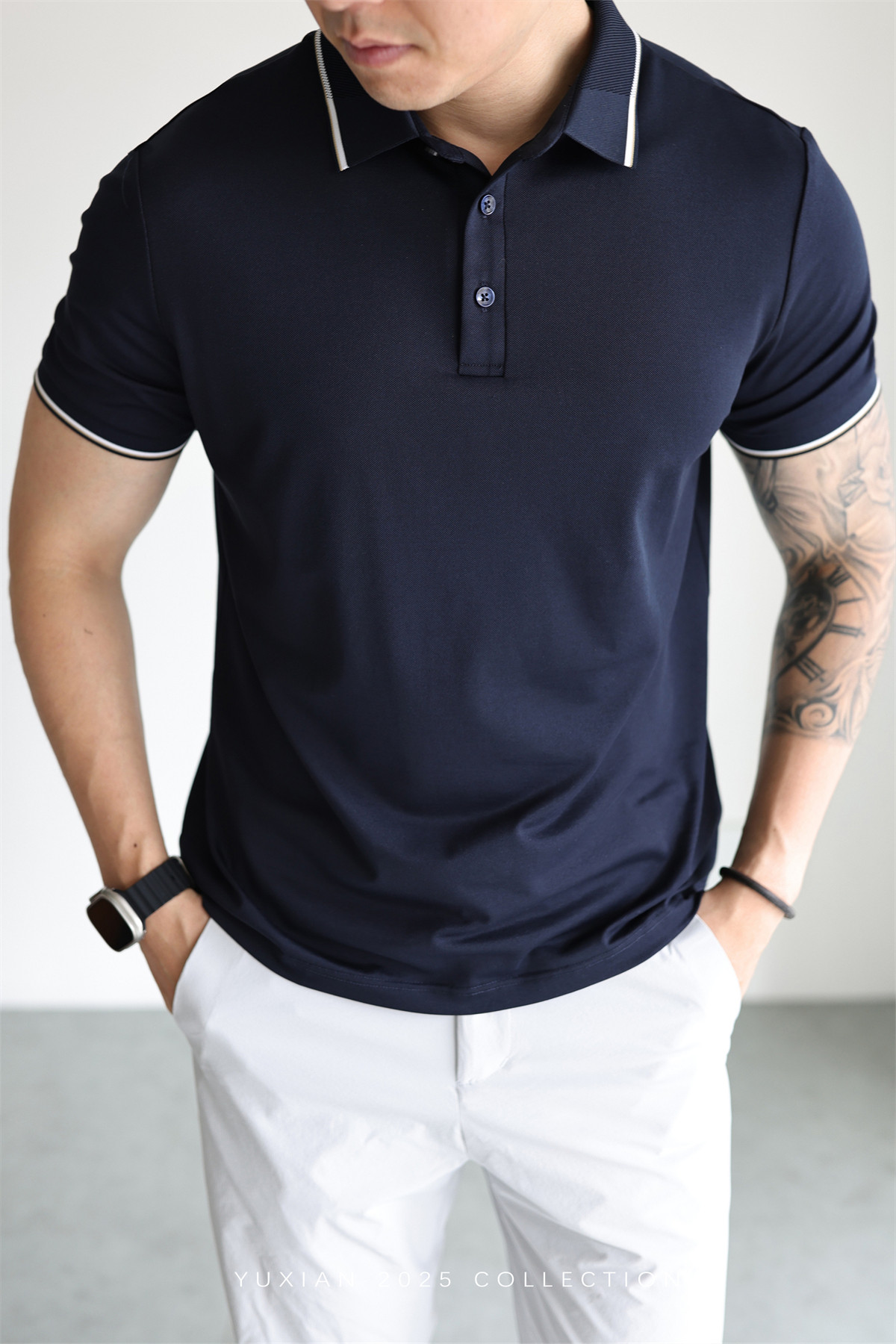 MONSEN Suitory Antibacterial Cooling Piqué Polo in Cotton product image