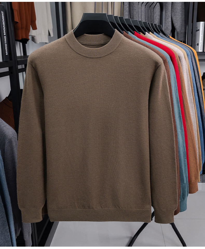 100% Wool Crew Sweater