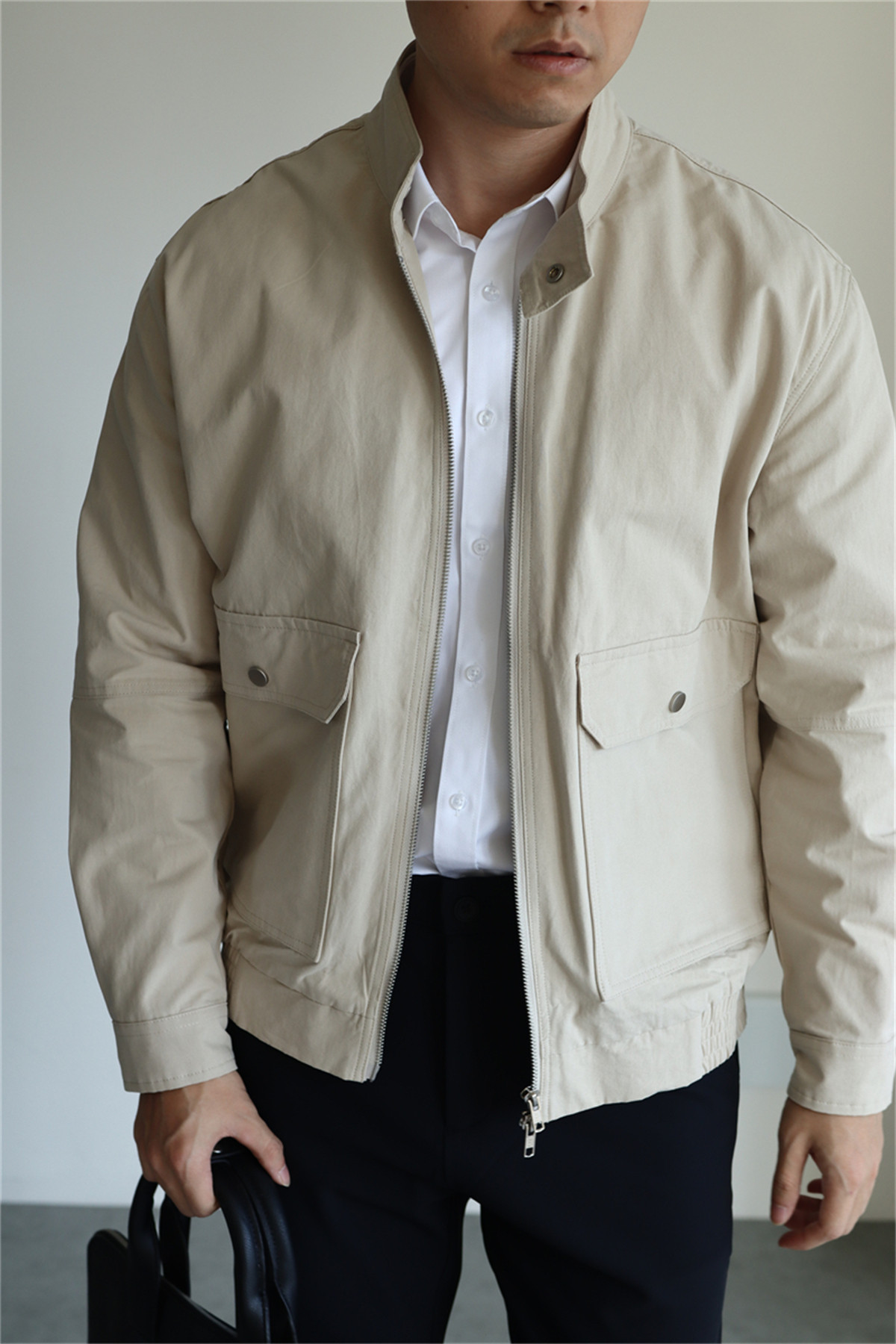 MONSEN Suitory G9 Harrington Washed Cotton Jacket product image