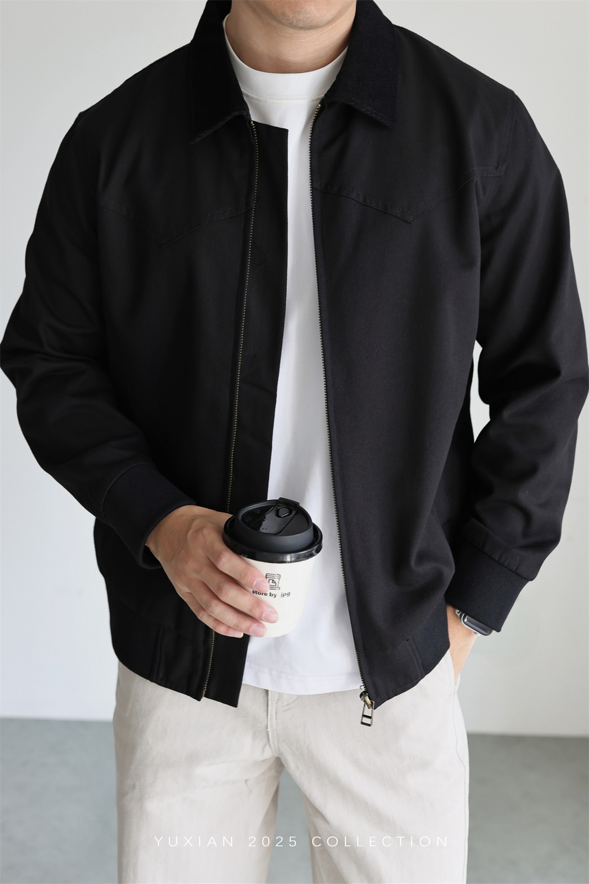 MONSEN Suitory Washed Cotton Twill Jacket product image