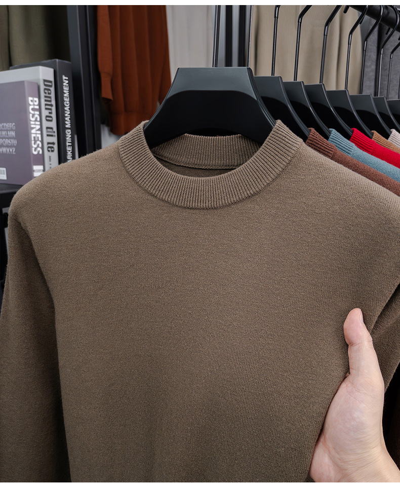 100% Wool Crew Sweater
