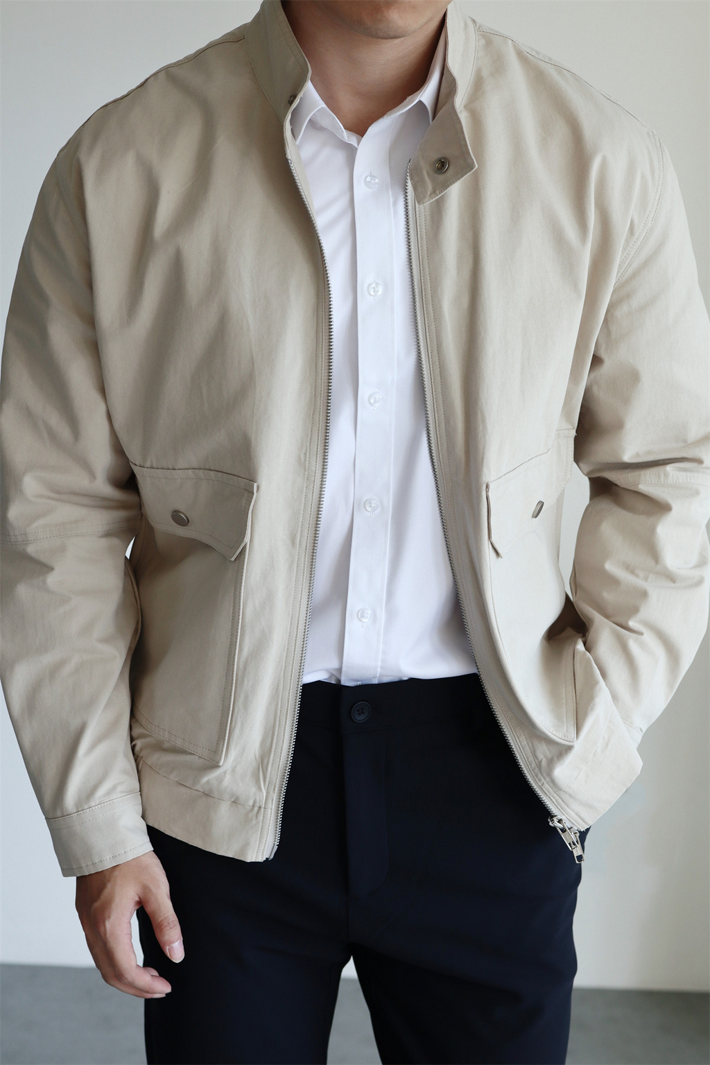 MONSEN Suitory G9 Harrington Washed Cotton Jacket product image