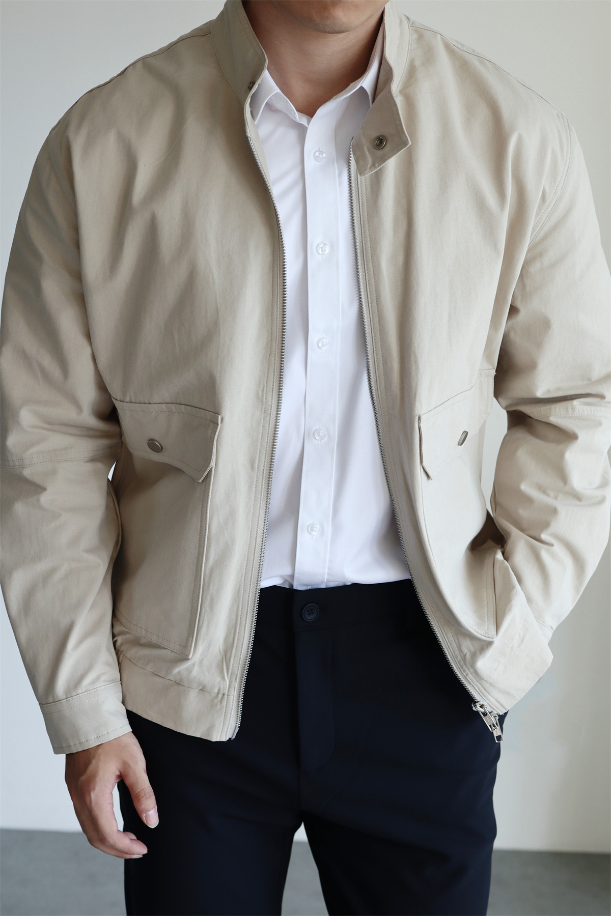 MONSEN Suitory G9 Harrington Washed Cotton Jacket product image