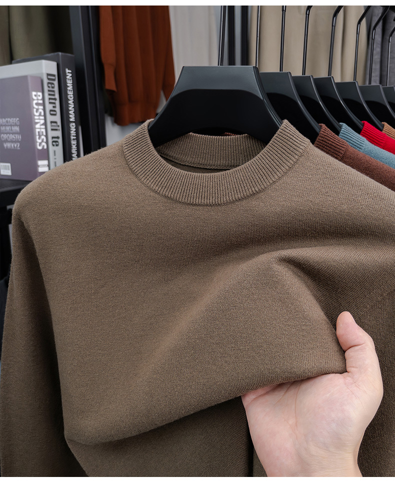100% Wool Crew Sweater