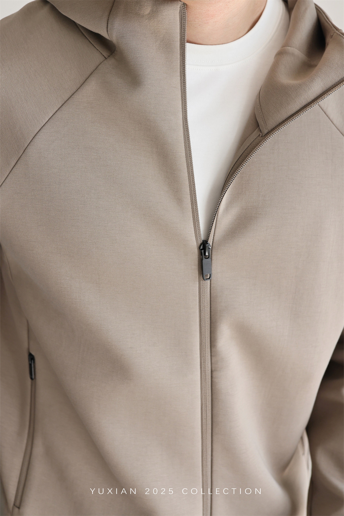 MONSEN Suitory Zero-Pressure Airfeel Cotton Hooded Zip Jacket product image