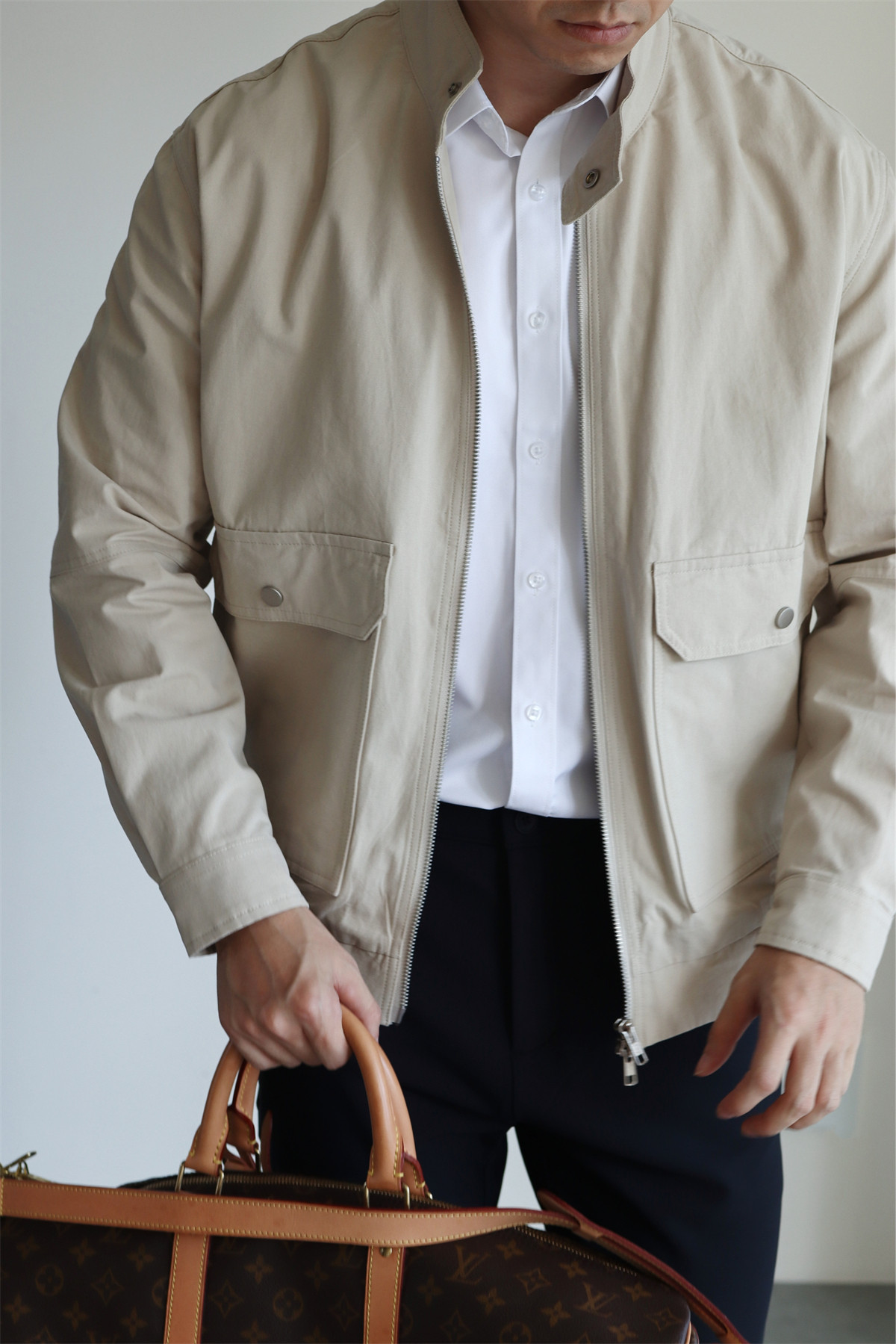 MONSEN Suitory G9 Harrington Washed Cotton Jacket product image