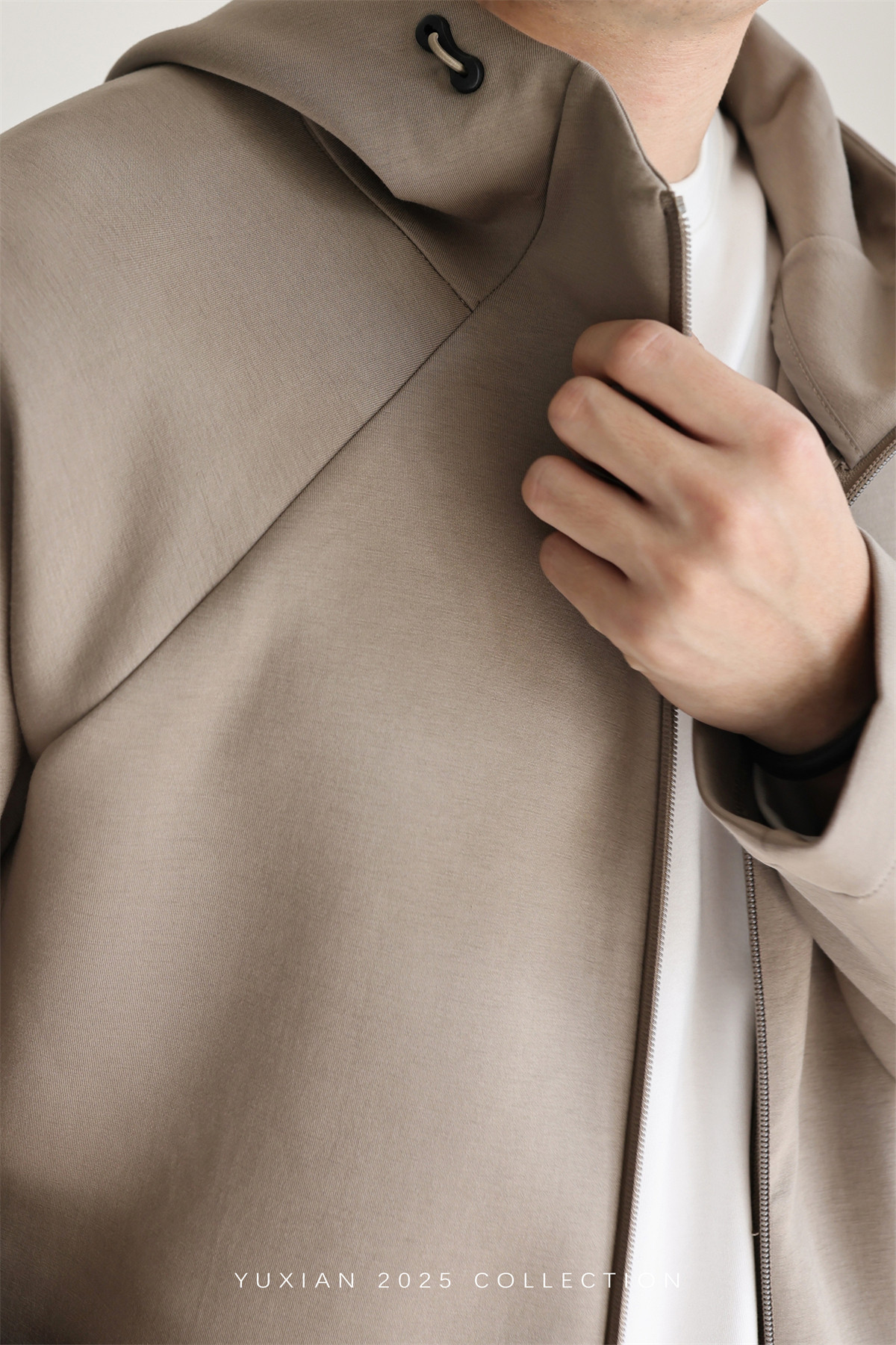 MONSEN Suitory Zero-Pressure Airfeel Cotton Hooded Zip Jacket product image