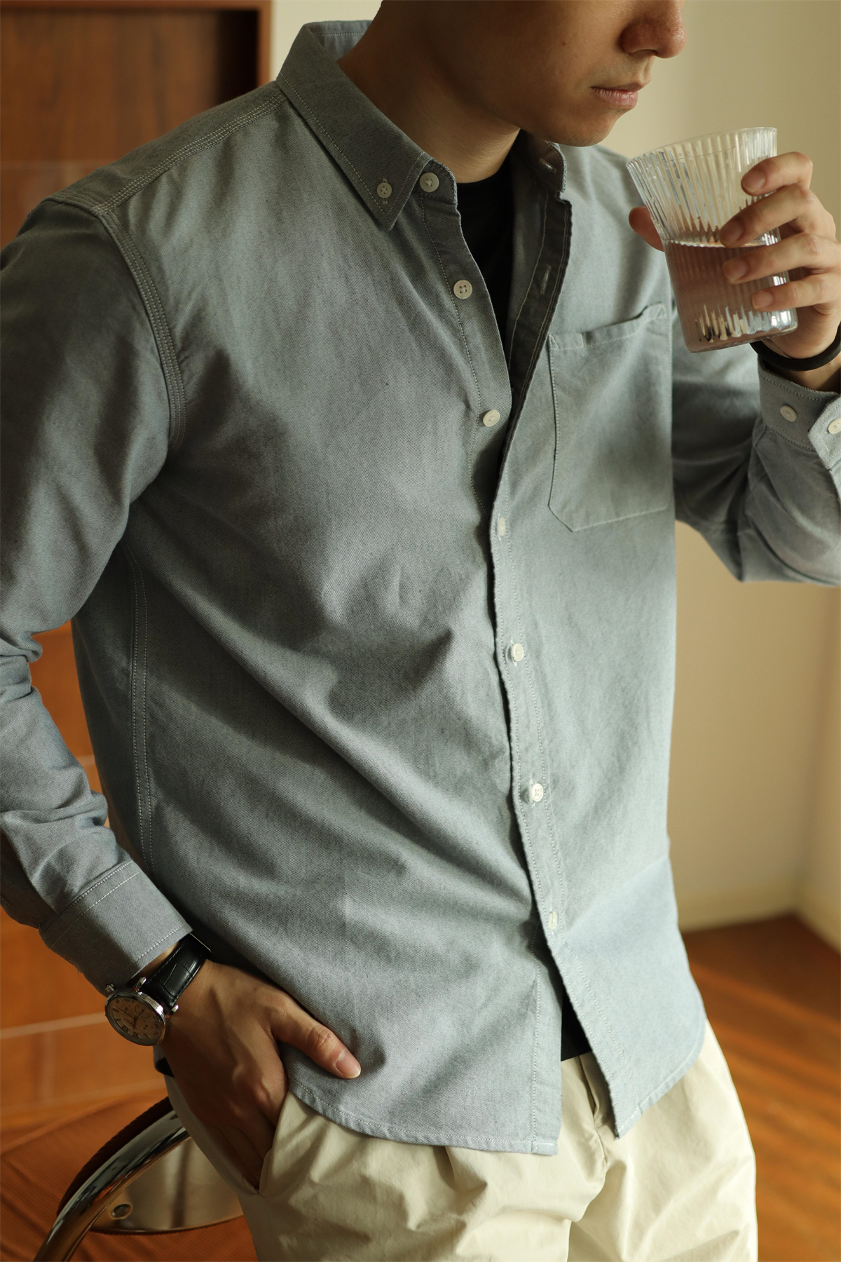 100% Cotton Oxford Shirt