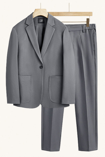 MONSEN Suitory Loose-Fit High-End Blazer/Suit in Denim product image