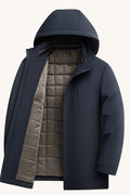 MONSEN Suitory Hooded Padded Jacket in Performance Blend front view