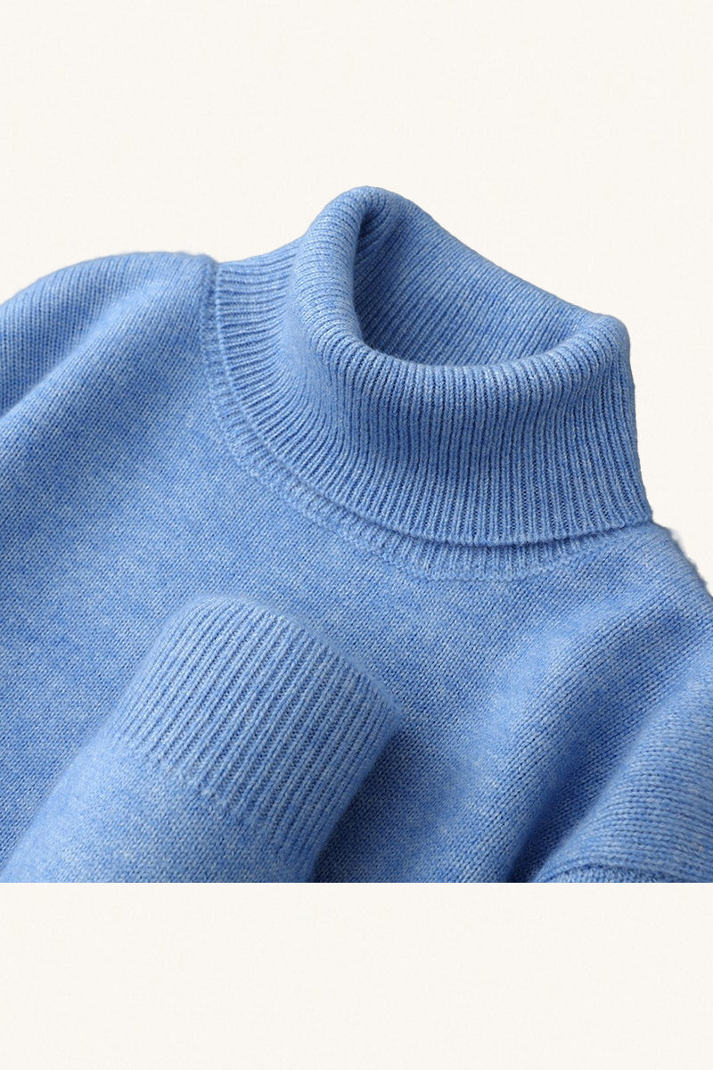 MONSEN Suitory 100% Wool Turtleneck Sweater 1 product image