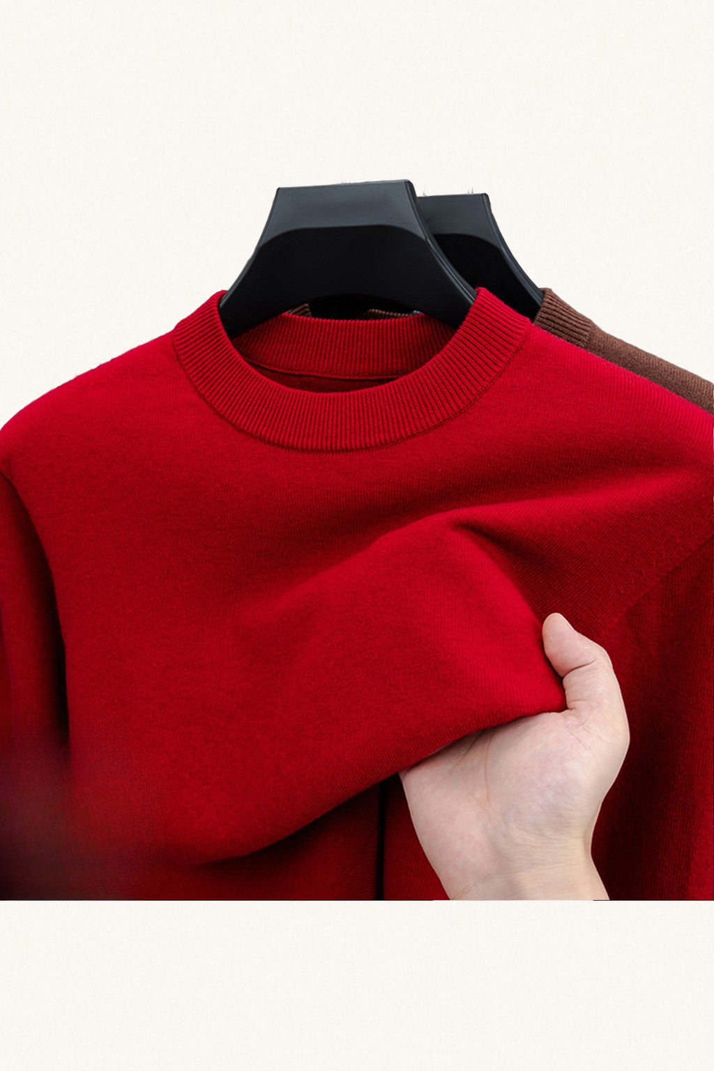 MONSEN Suitory 100% Wool Crew Sweater product image