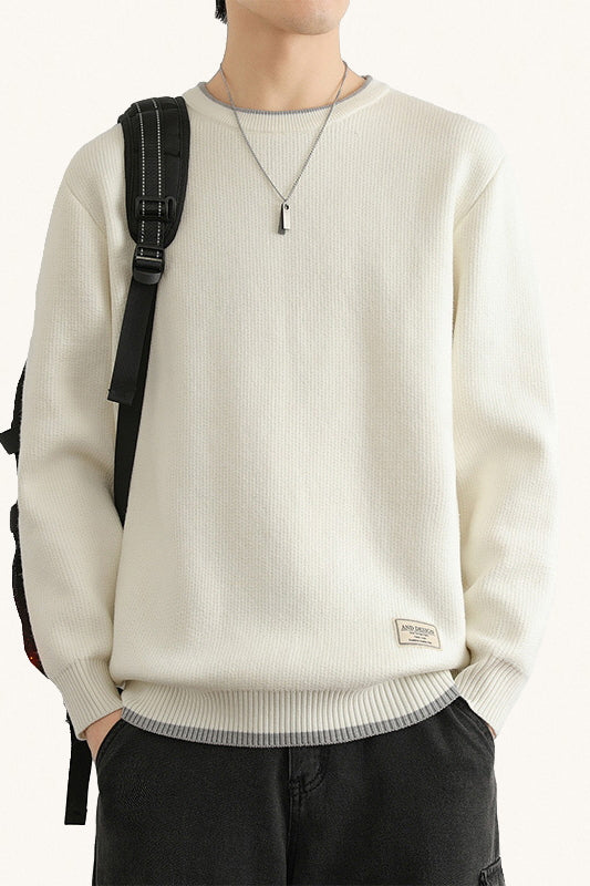 MONSEN Suitory Lightweight Wool Crewneck Sweater product image
