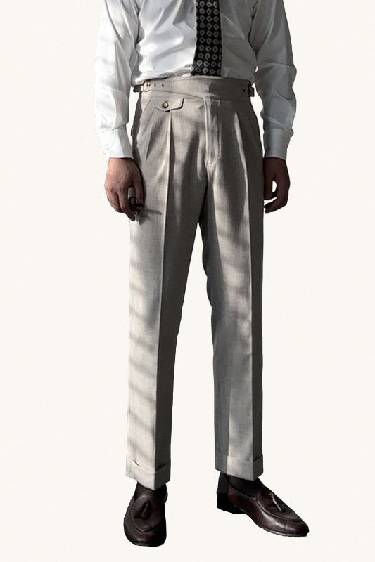 MONSEN Suitory High-Waist Trousers in Cotton product image