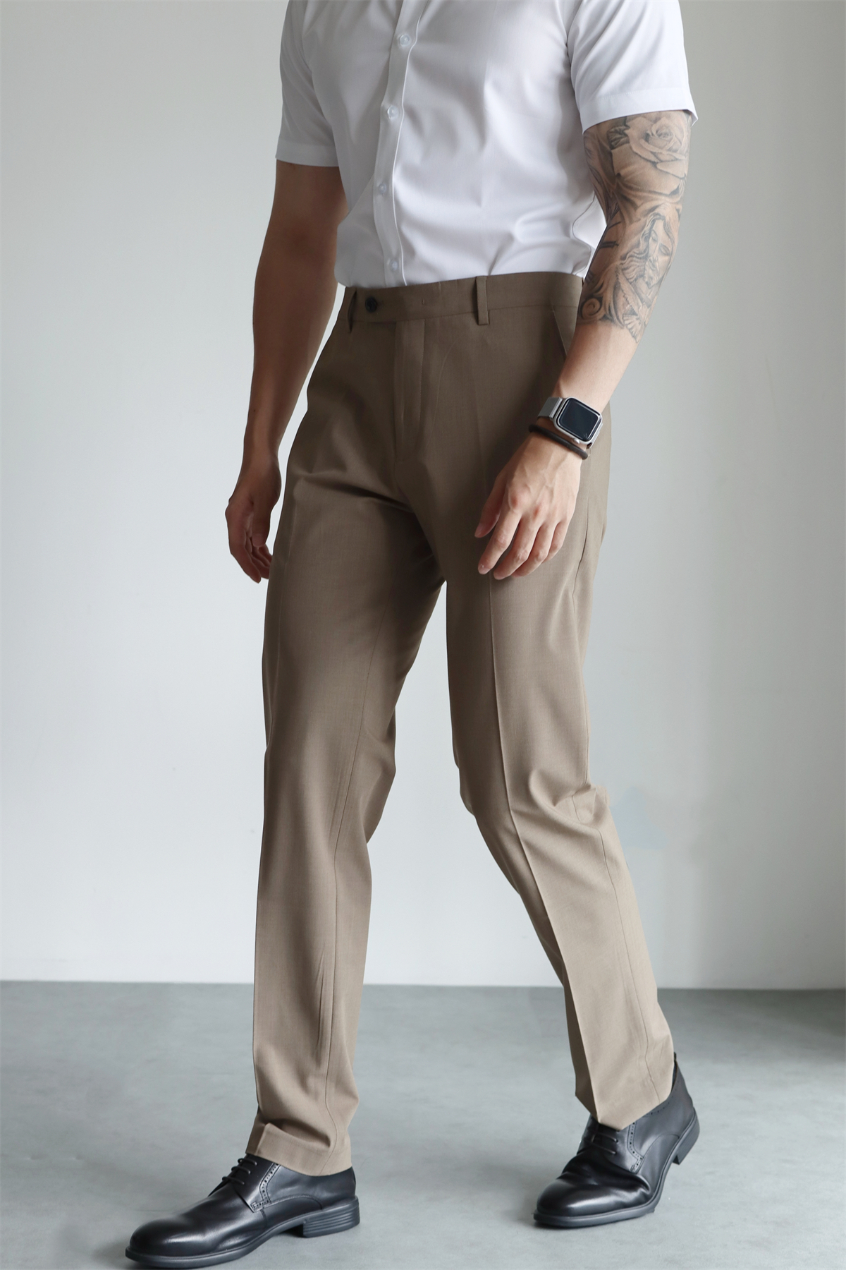 MONSEN Suitory Non-Iron Slim Trousers in Performance Blend product image