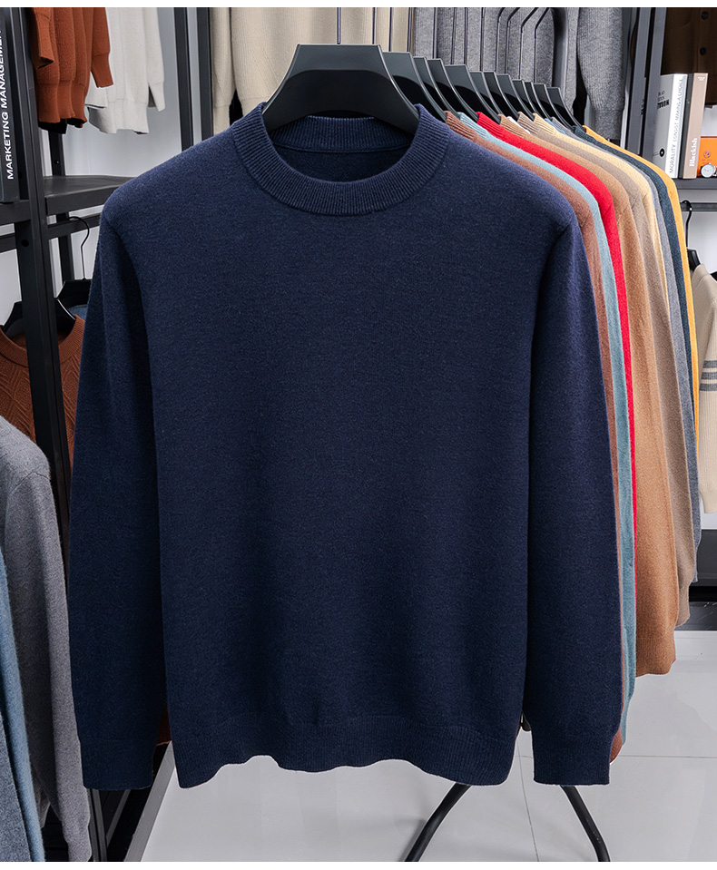 100% Wool Crew Sweater
