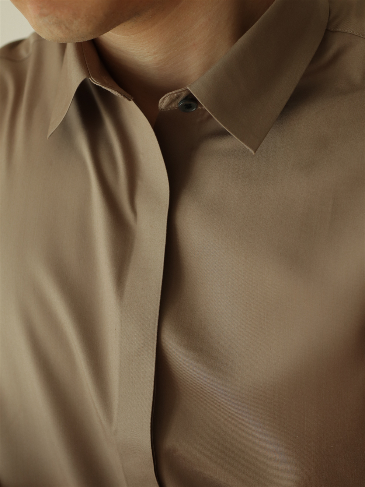 No-Iron Hidden-Placket Shirt