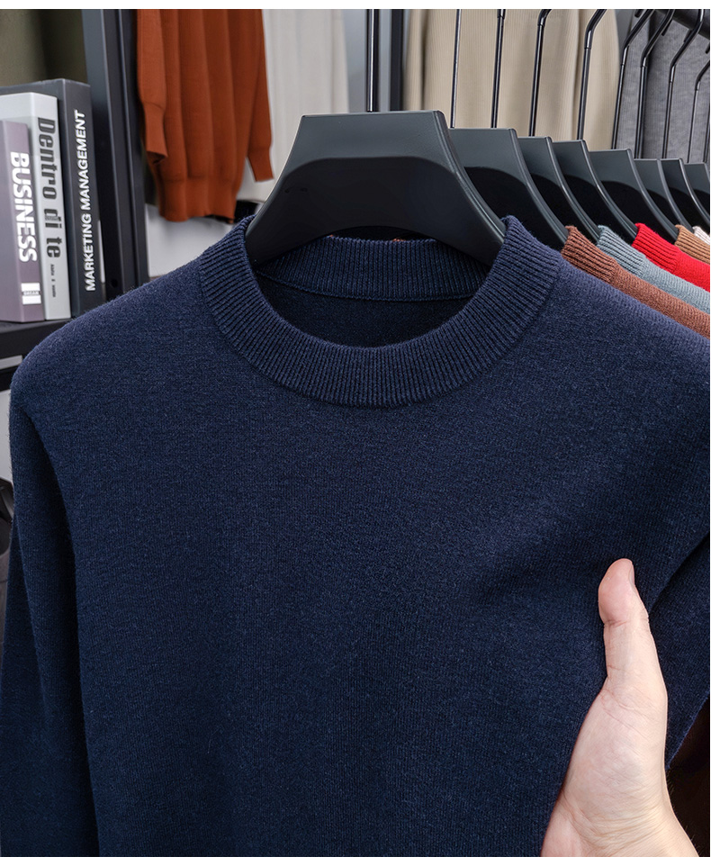 100% Wool Crew Sweater