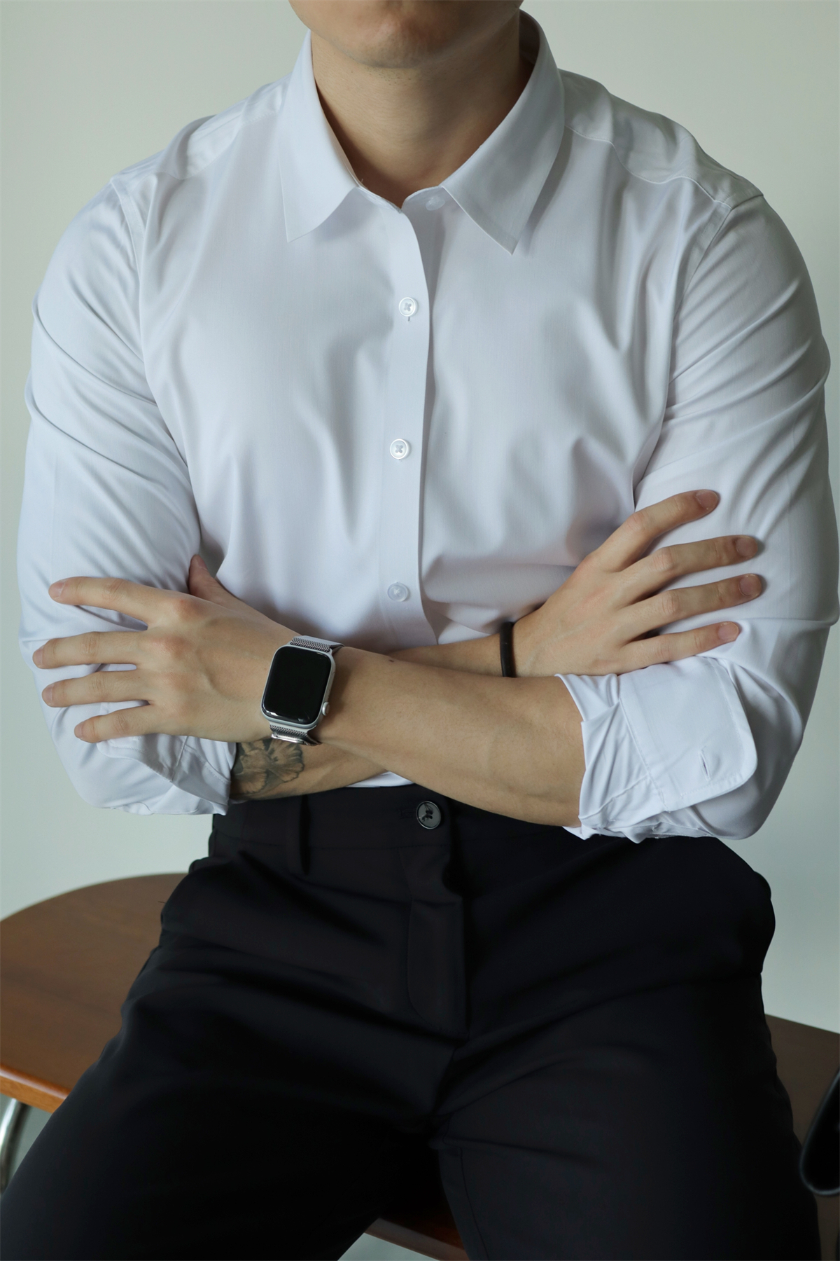 MONSEN Suitory Bamboo-Fiber Non-Iron Shirt in Bamboo Blend product image
