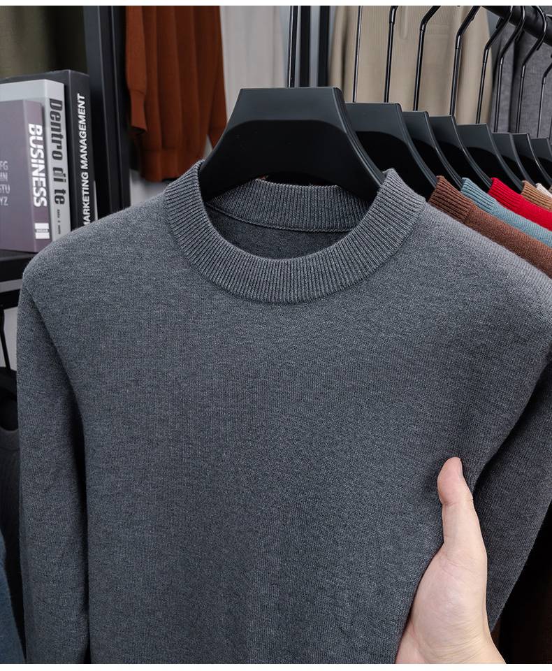 100% Wool Crew Sweater