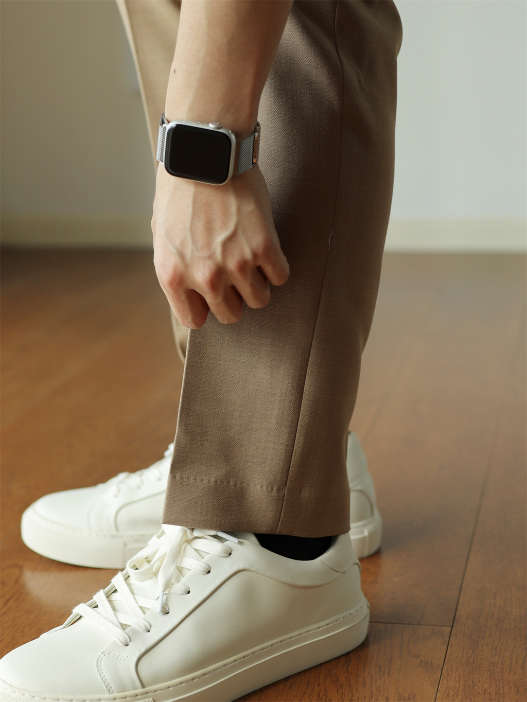 MONSEN Suitory Slim Stretch Wrinkle-Free Trousers in Performance Blend product image