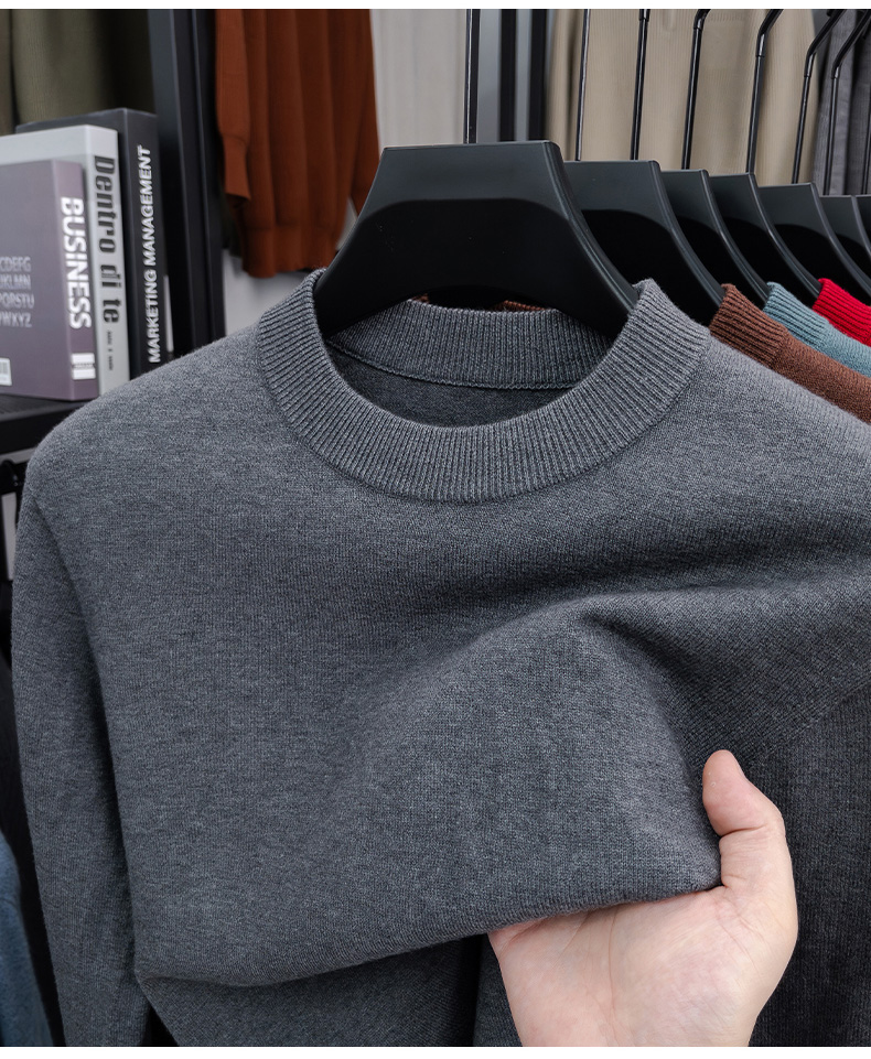100% Wool Crew Sweater