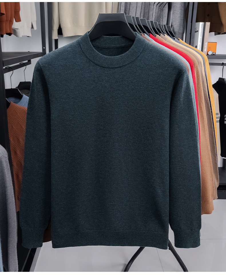 100% Wool Crew Sweater