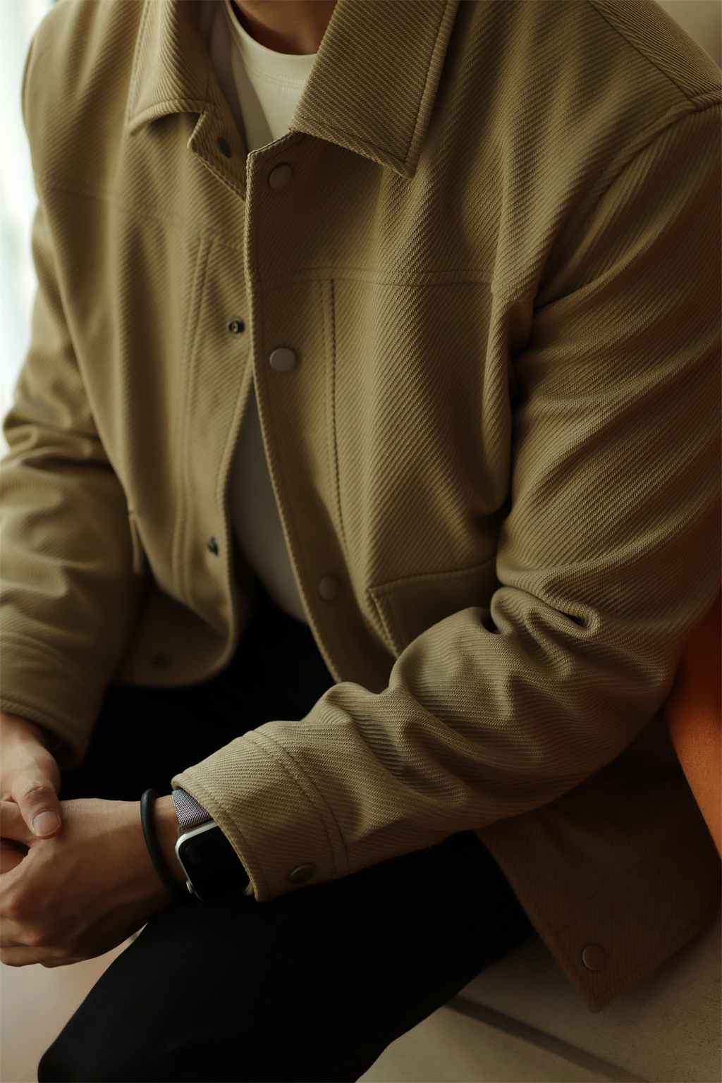 MONSEN Suitory Textured Twill Pocket Work Jacket product image