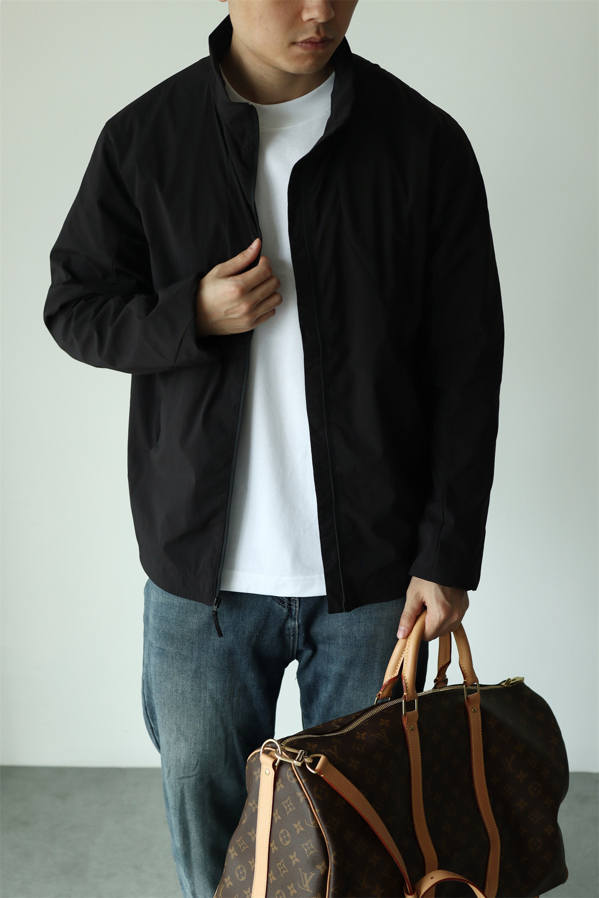 MONSEN Suitory Lightweight Windproof Twill Stand-Collar Jacket product image