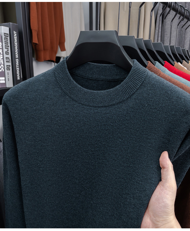 100% Wool Crew Sweater