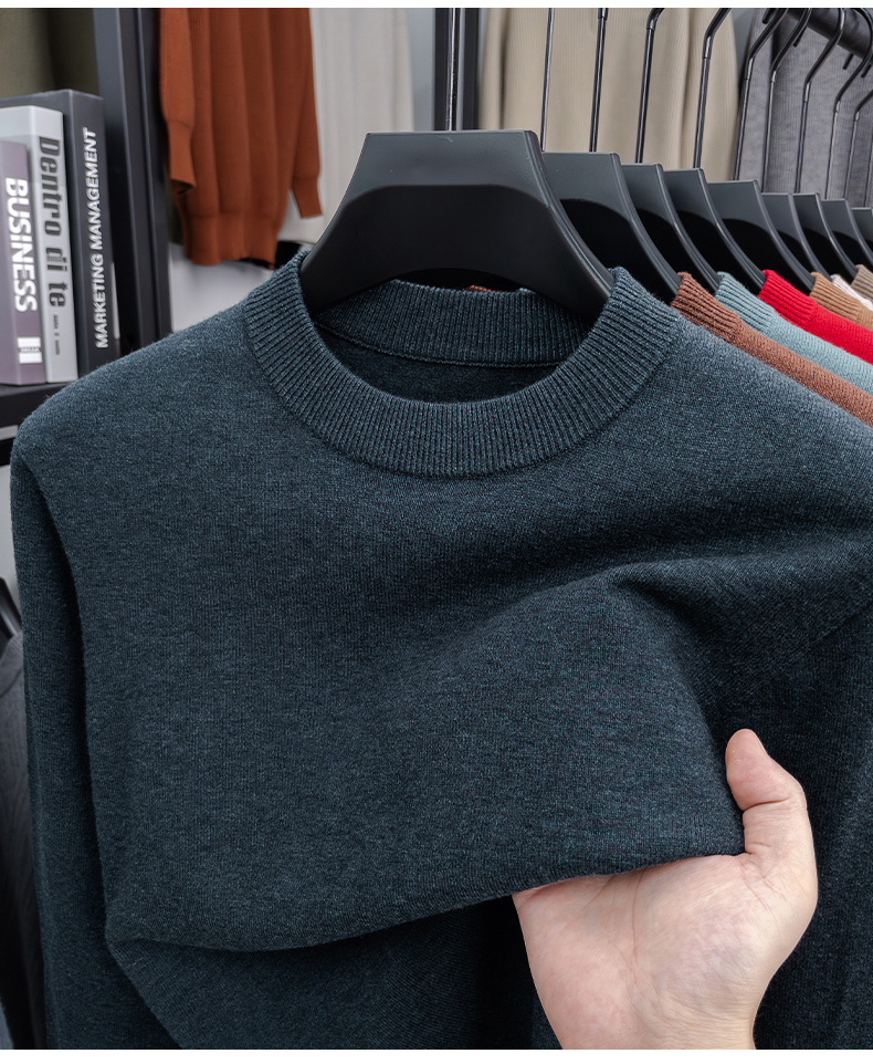 100% Wool Crew Sweater