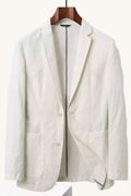 MONSEN Suitory Light Cotton Single Blazer front view