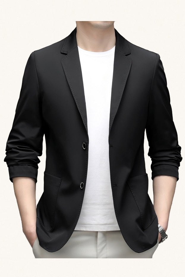 MONSEN Suitory Lightweight Anti-Wrinkle Blazer in Silk Blend product image
