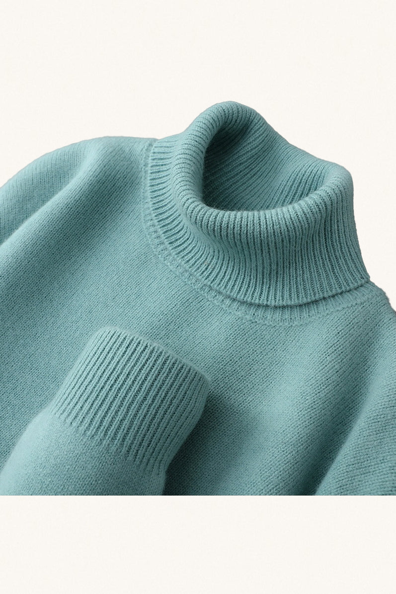 MONSEN Suitory 100% Wool Turtleneck Sweater 1 product image