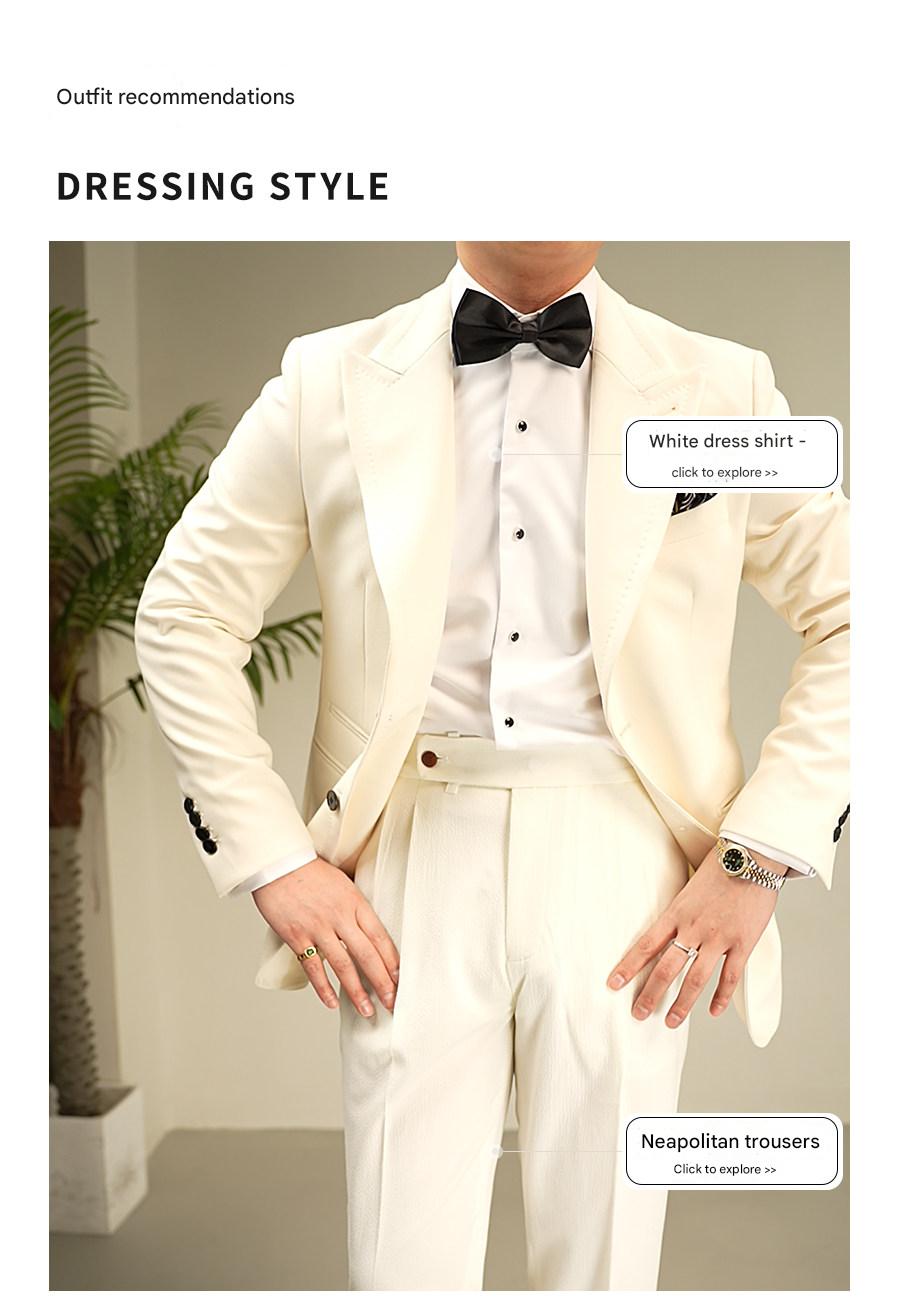MONSEN Suitory Non-Iron Two-Button Blazer in Performance Blend product image