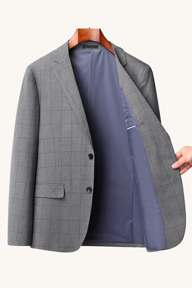 MONSEN Suitory Easy-Care, Wrinkle-Resistant Blazer in Performance Blend product image