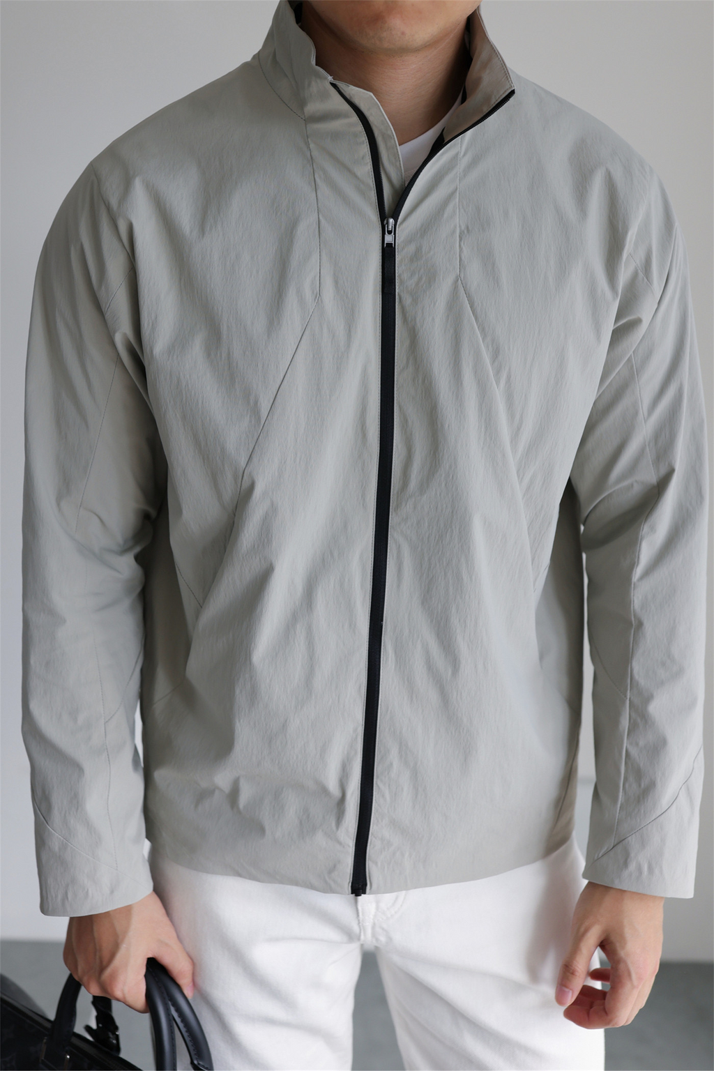 MONSEN Suitory Lightweight Windproof Twill Stand-Collar Jacket product image
