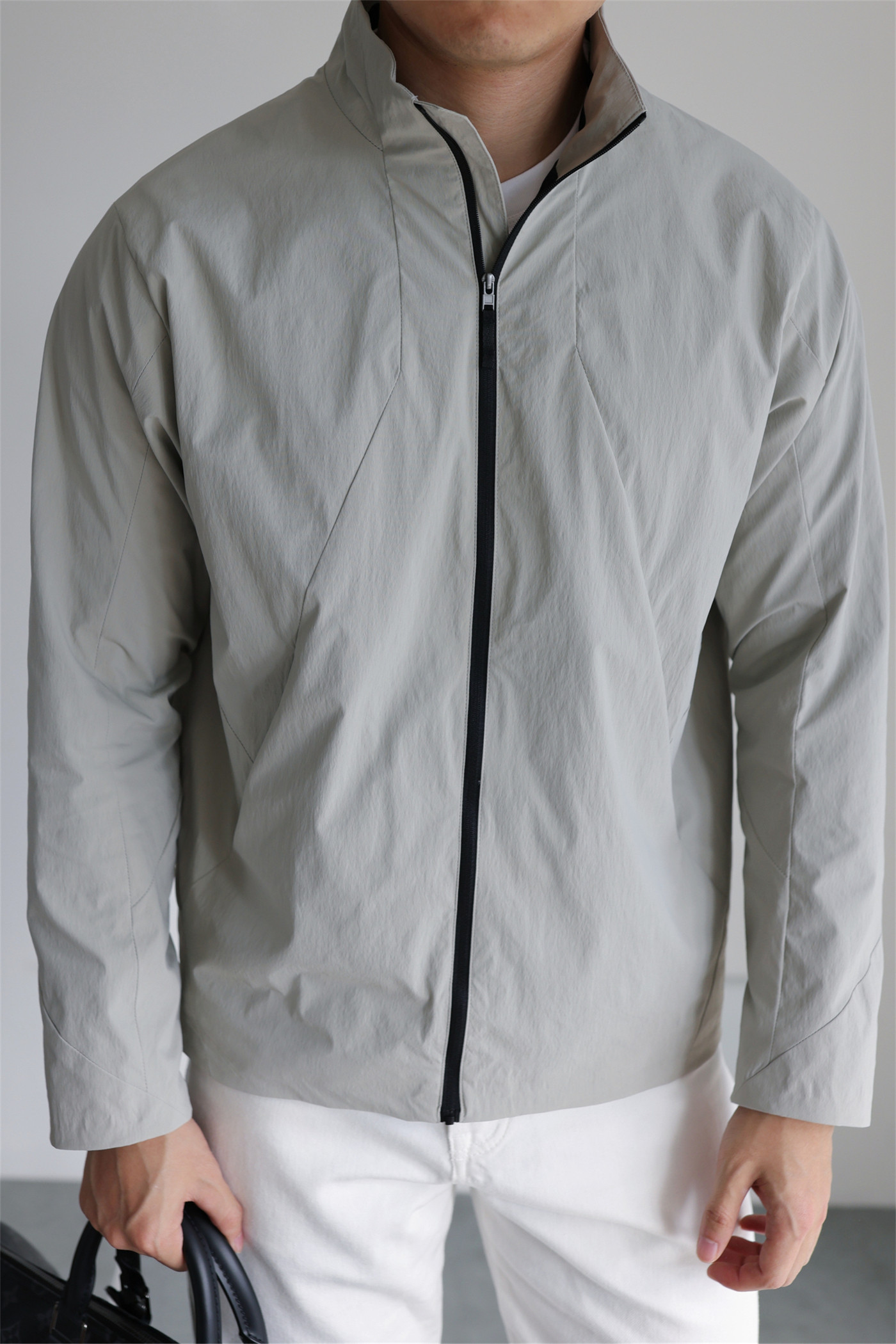 MONSEN Suitory Lightweight Windproof Twill Stand-Collar Jacket product image
