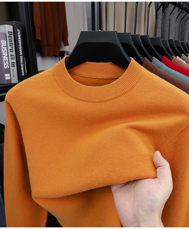100% Wool Crew Sweater