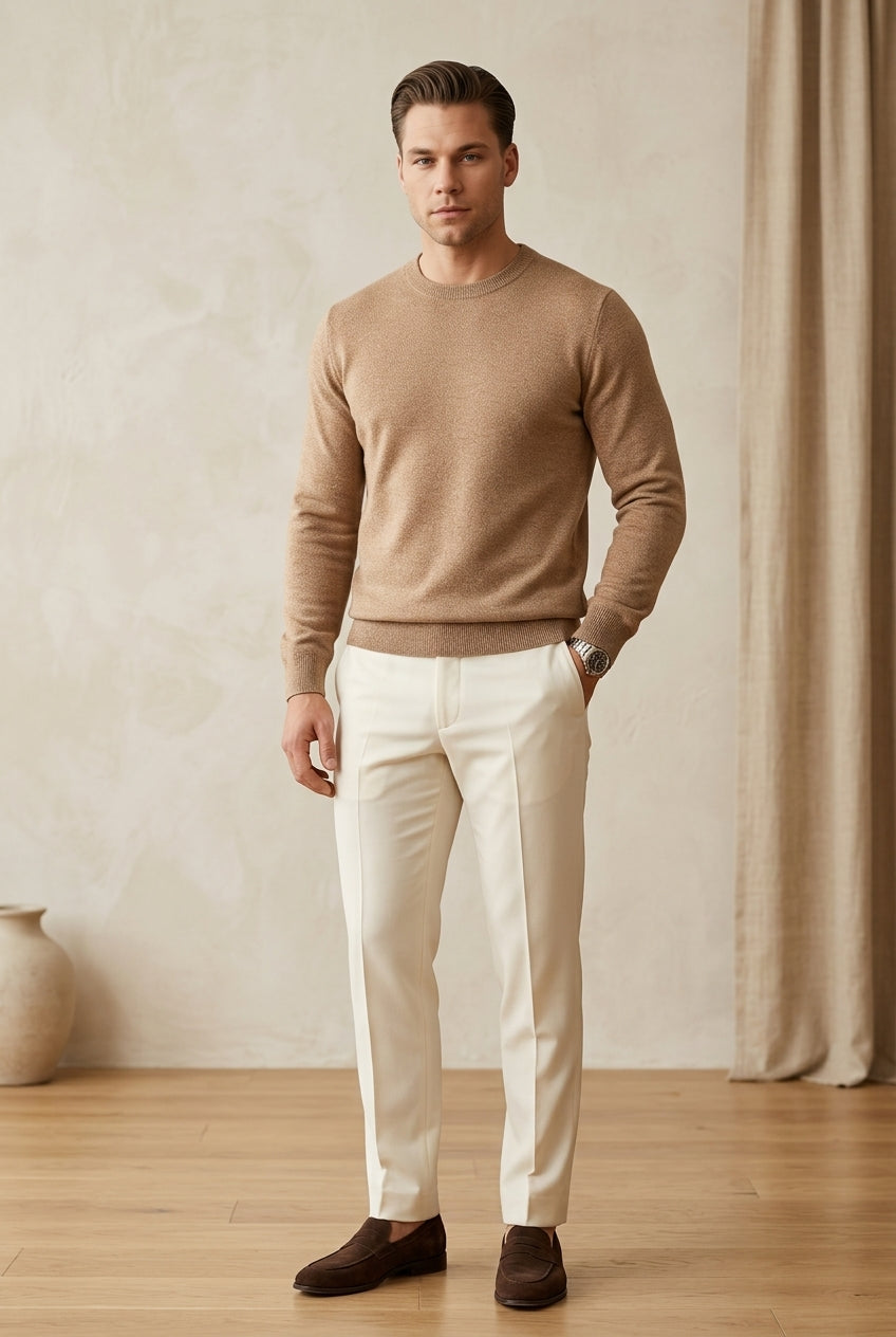 MONSEN Suitory Pure Goat Cashmere Sweater product image