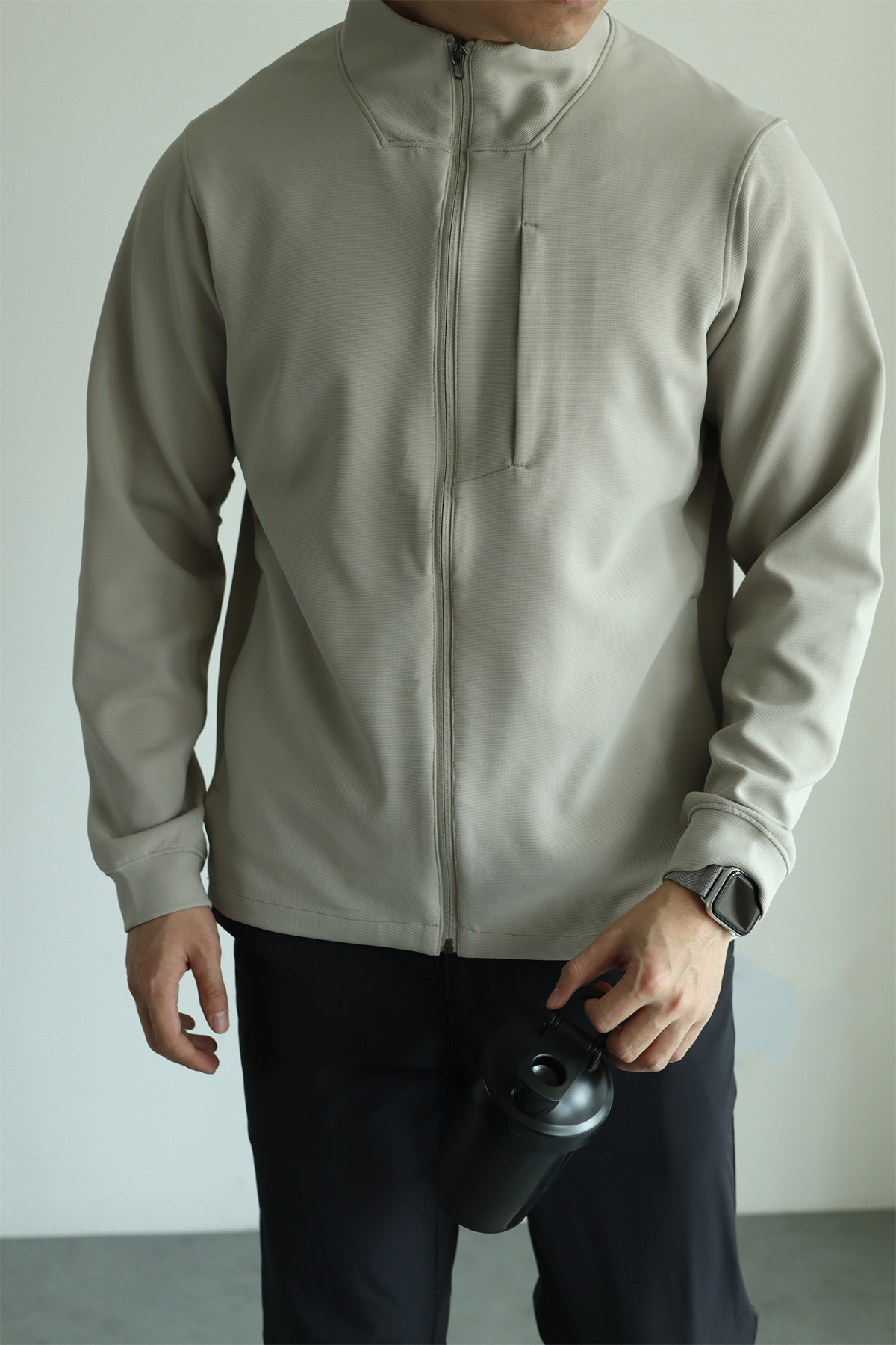 MONSEN Suitory 4-Way Stretch Stand-Collar Outerwear Jacket in Performance Blend product image
