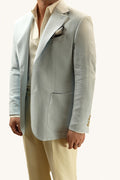 MONSEN Suitory Tencel-Linen Blazer front view