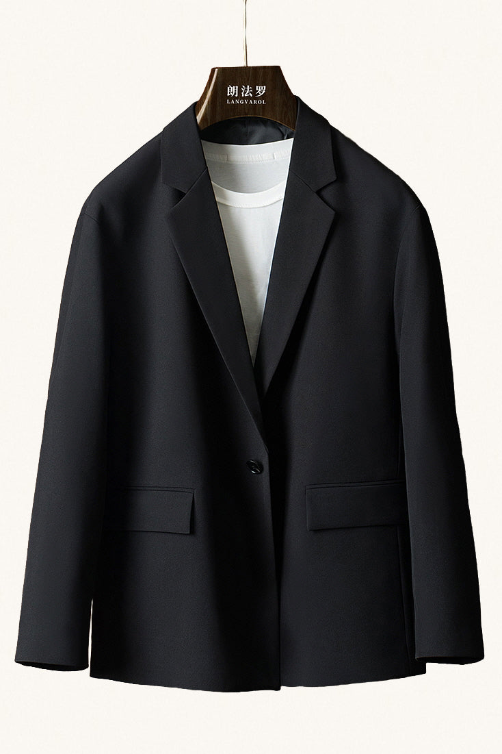 MONSEN Suitory High-Drape Relaxed Blazer in Performance Blend product image