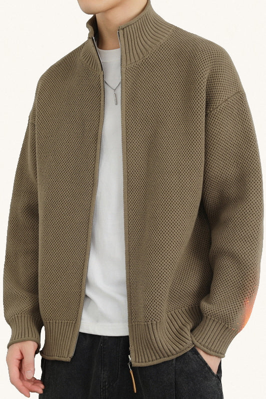 MONSEN Suitory Cotton-Rich Knit Cardigan product image