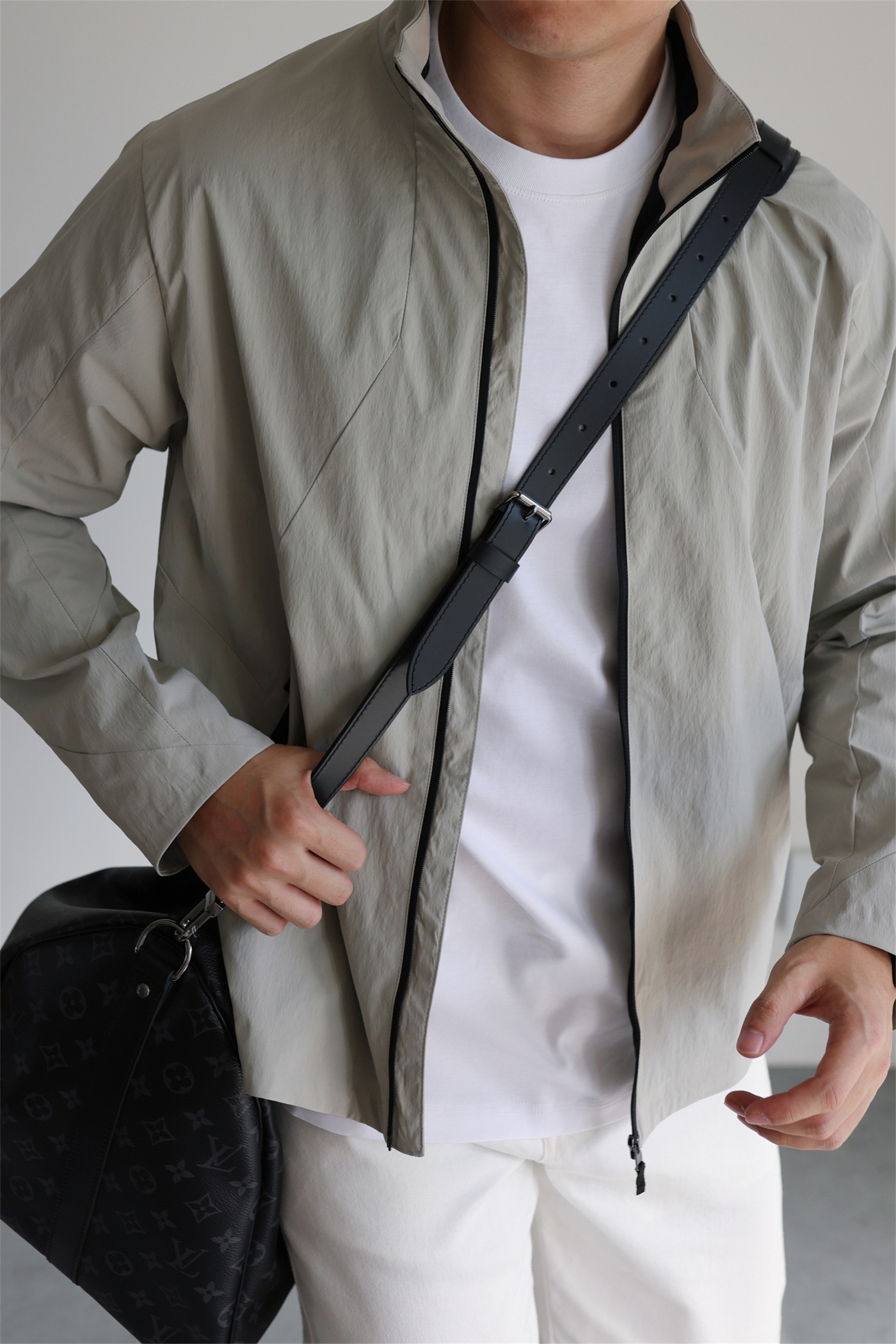MONSEN Suitory Lightweight Windproof Twill Stand-Collar Jacket product image