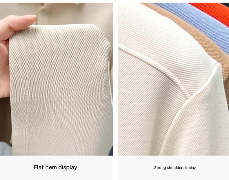 MONSEN Suitory Cotton-Blend Long-Sleeve Polo product image