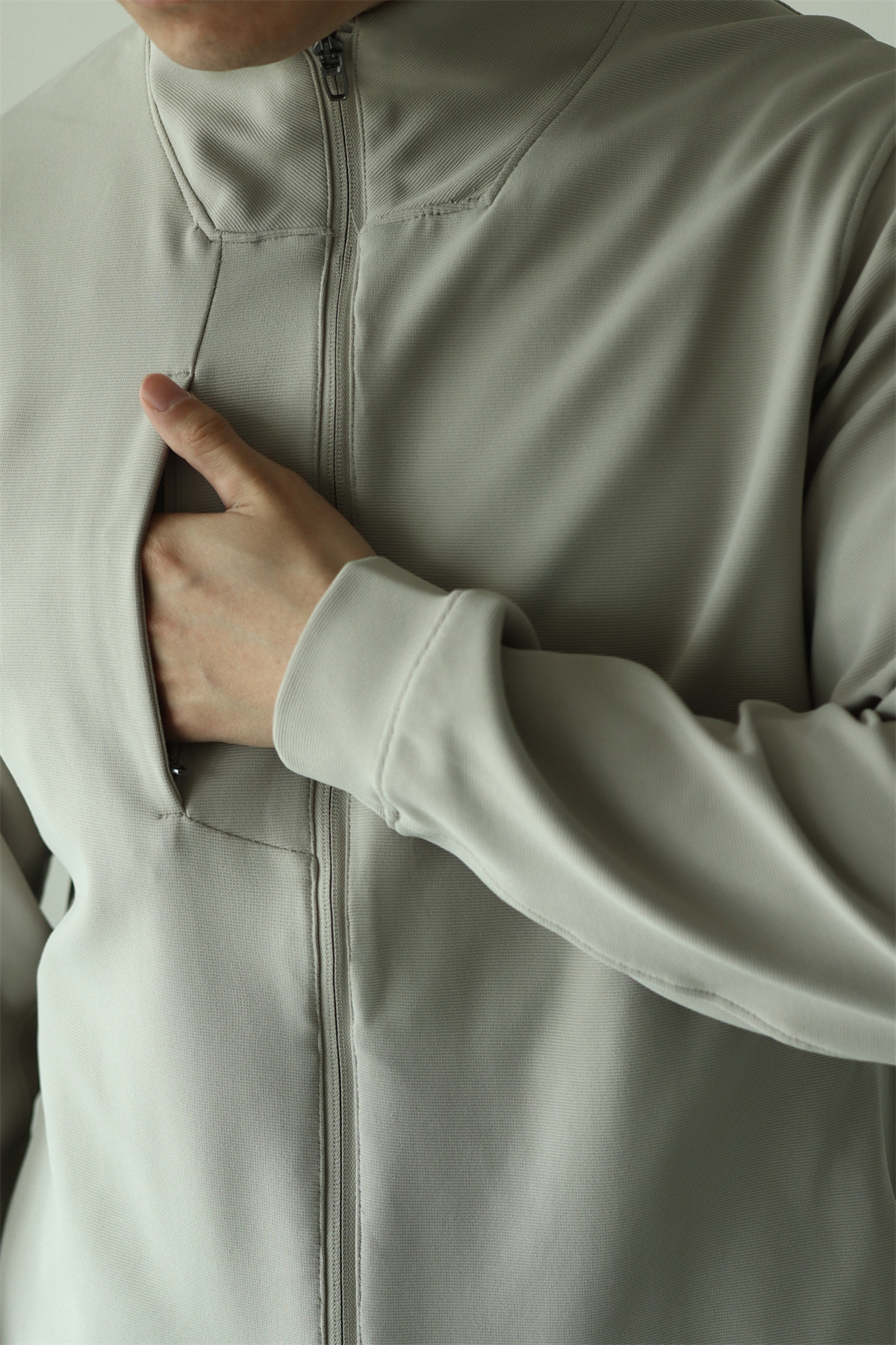 MONSEN Suitory 4-Way Stretch Stand-Collar Outerwear Jacket in Performance Blend product image