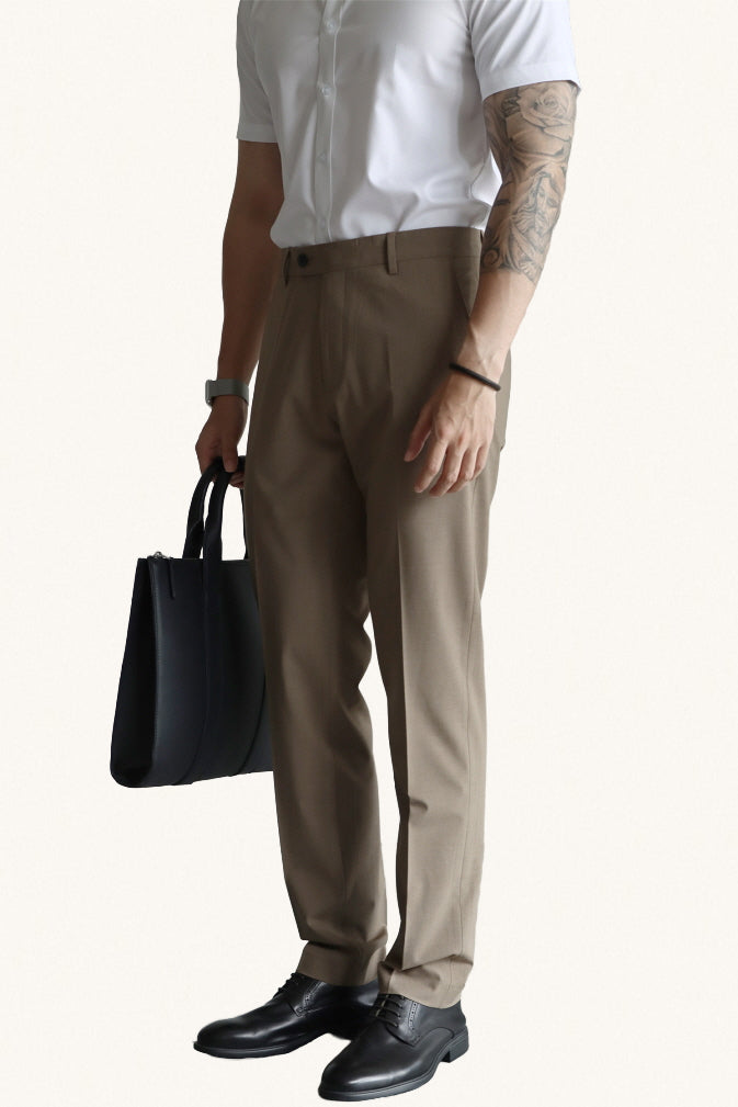 MONSEN Suitory Non-Iron Slim Trousers in Performance Blend product image